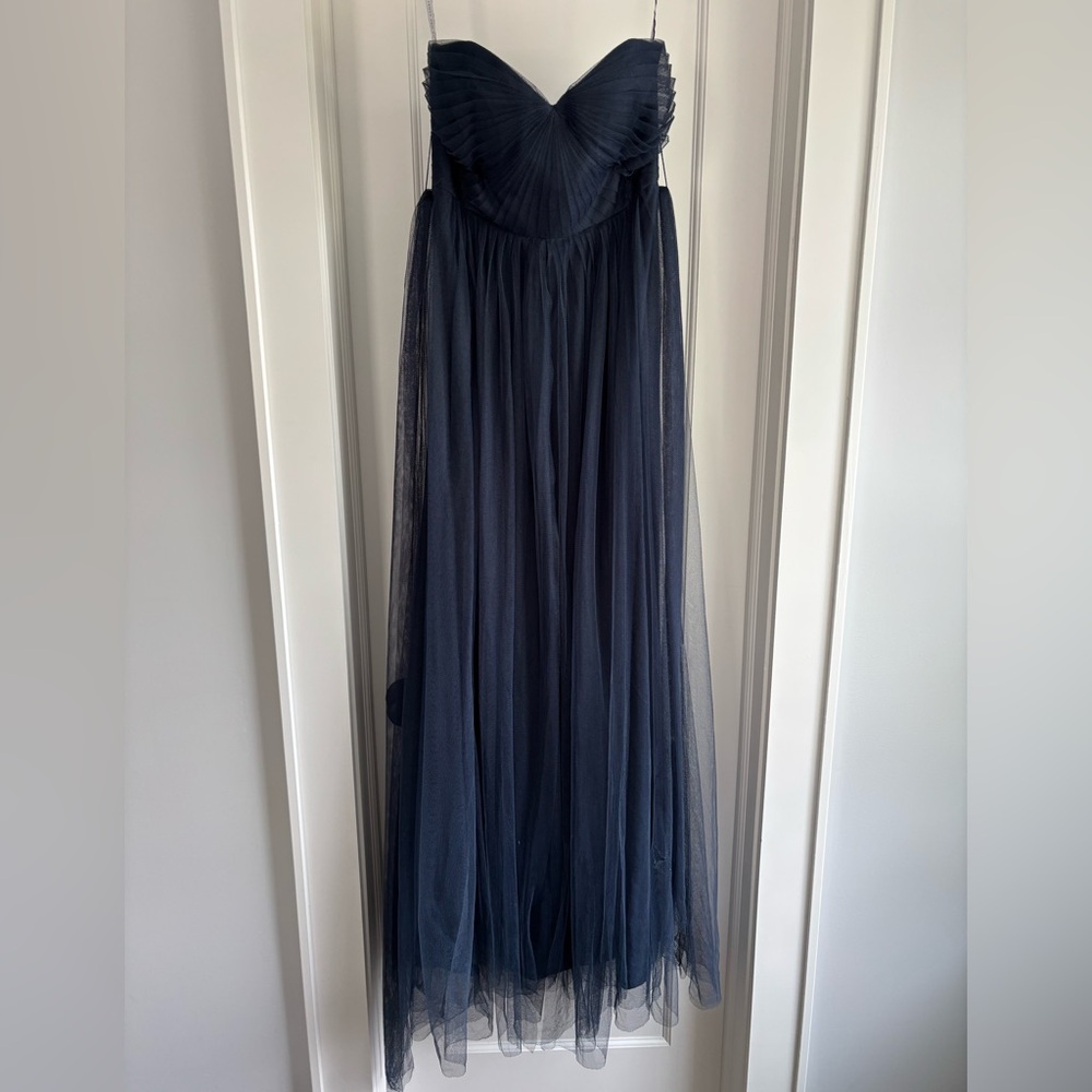 Jenny Yoo Annabell Convertible Dress in Mavy